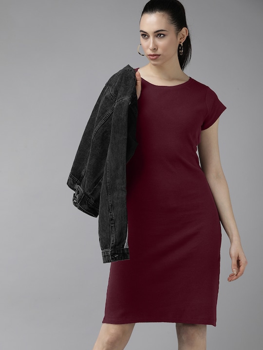 Roadster Ribbed A-Line Dress