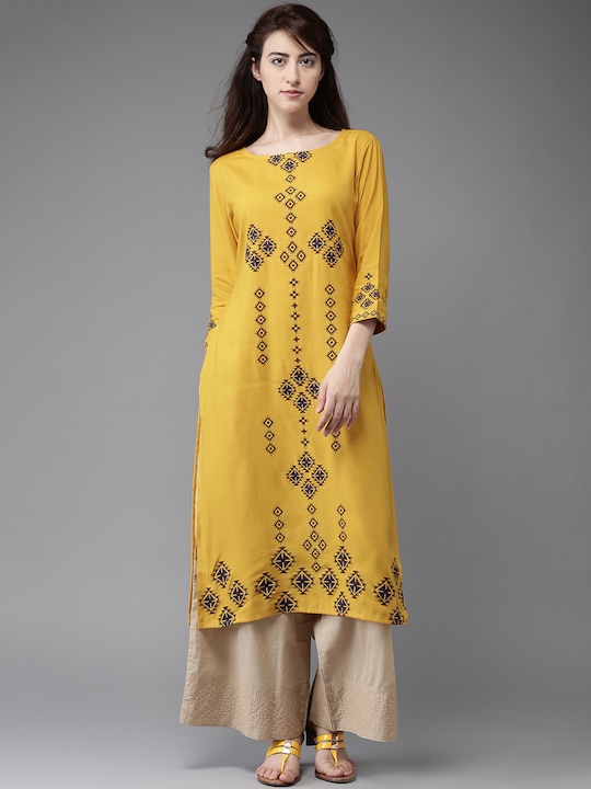 Moda Rapido Women Printed Straight Kurta