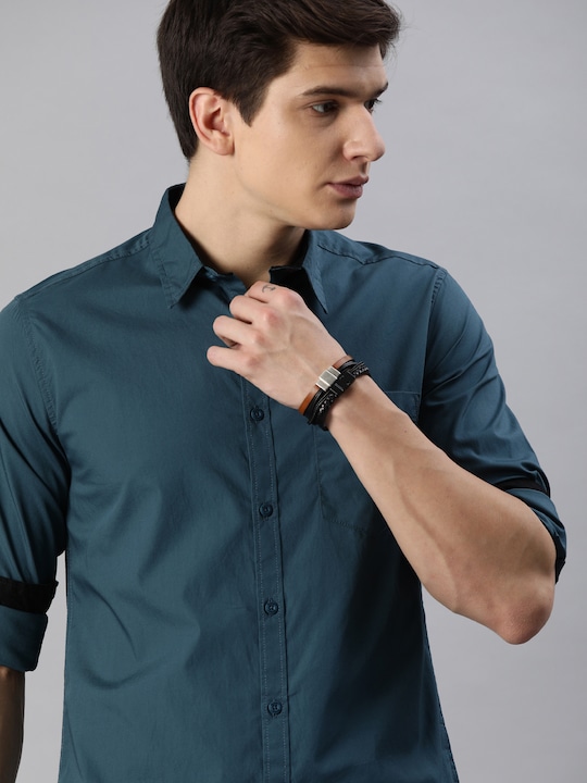 Roadster Men Cotton Sustainable Casual Shirt