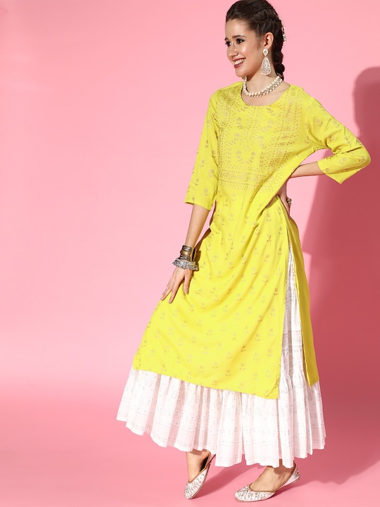 HERE&NOW Women Ethnic Motifs Printed Kurta