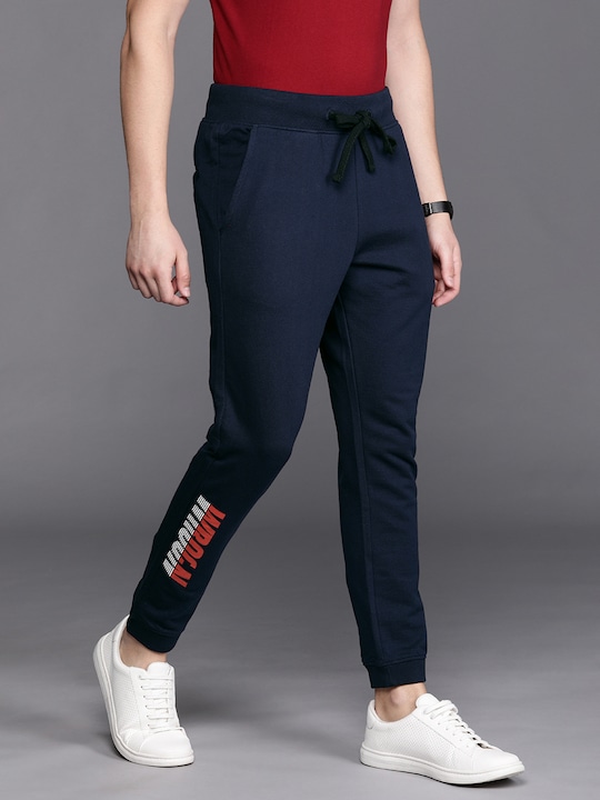 WROGN Men Slim Fit Solid Joggers