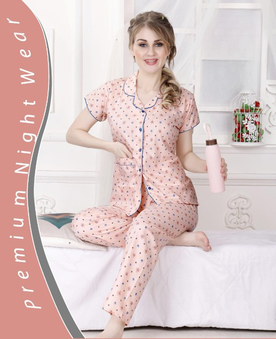 Jack Williams Women Night Suit Pyjama Set