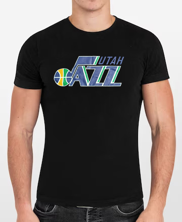 NBA Men Utah Jazz Logo T-Shirt