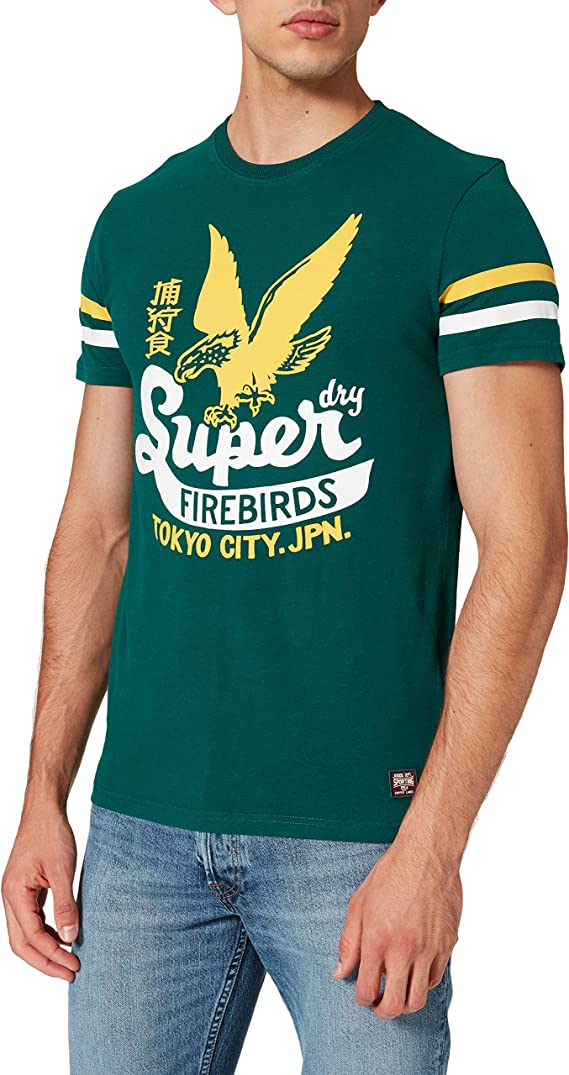 Superdry Men Bonded Varsity T-shirt