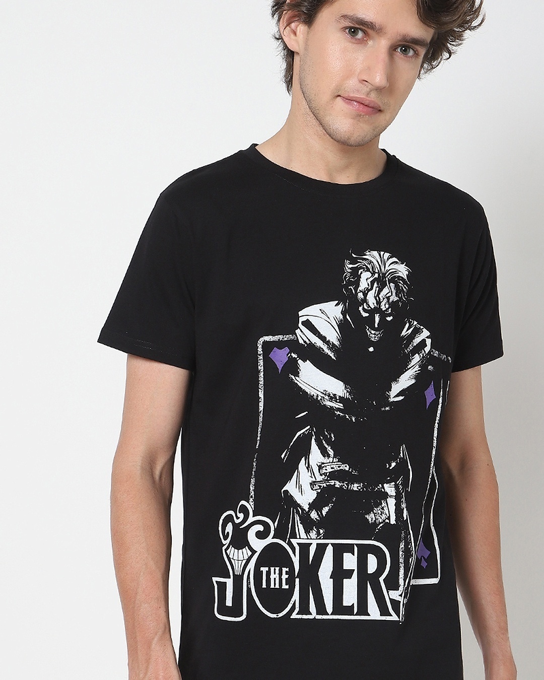 Bewakoof Men's The Joker Half Sleeve T-shirt