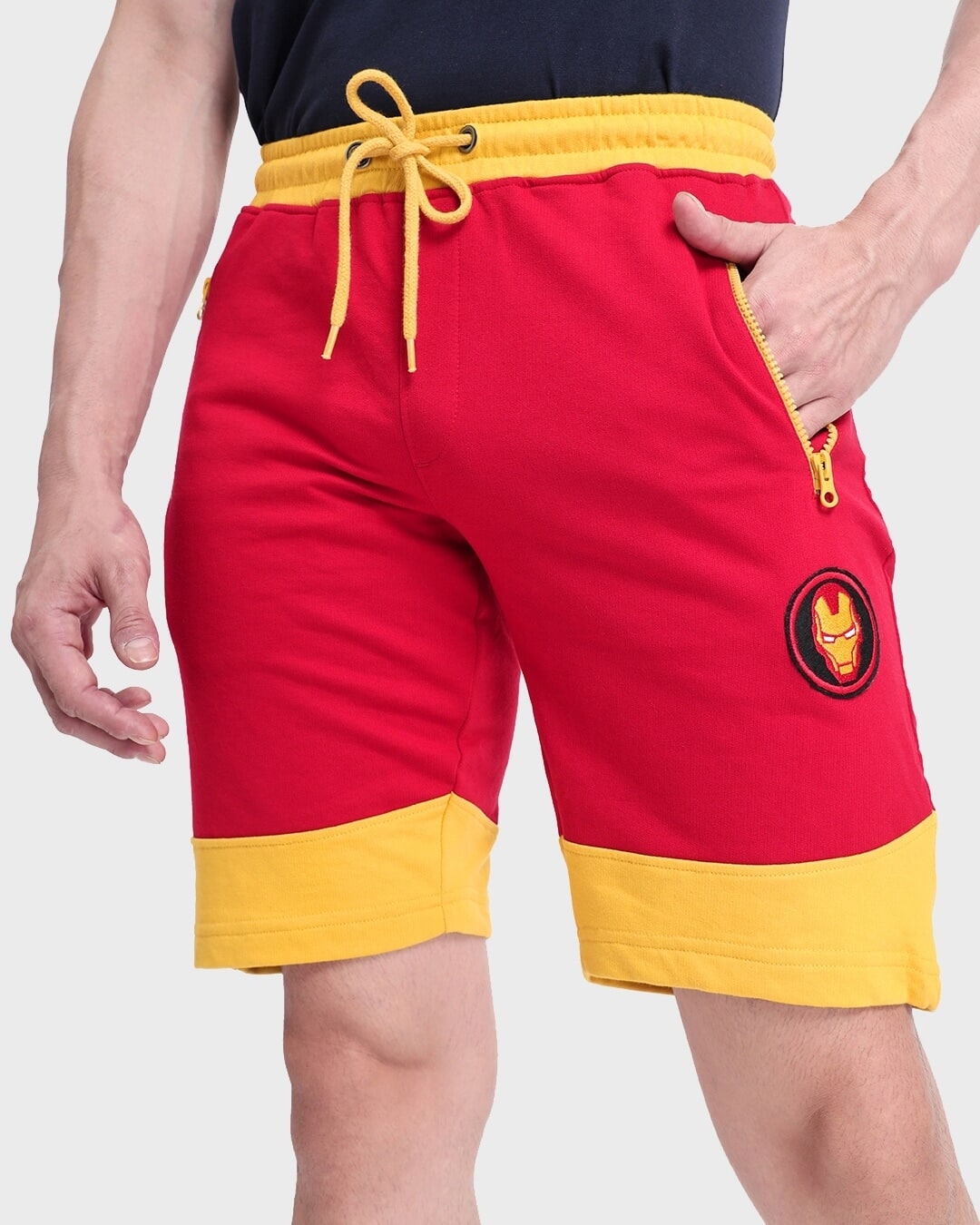 Bewakoof Chili Pepper, Ceylon Zipper Shorts