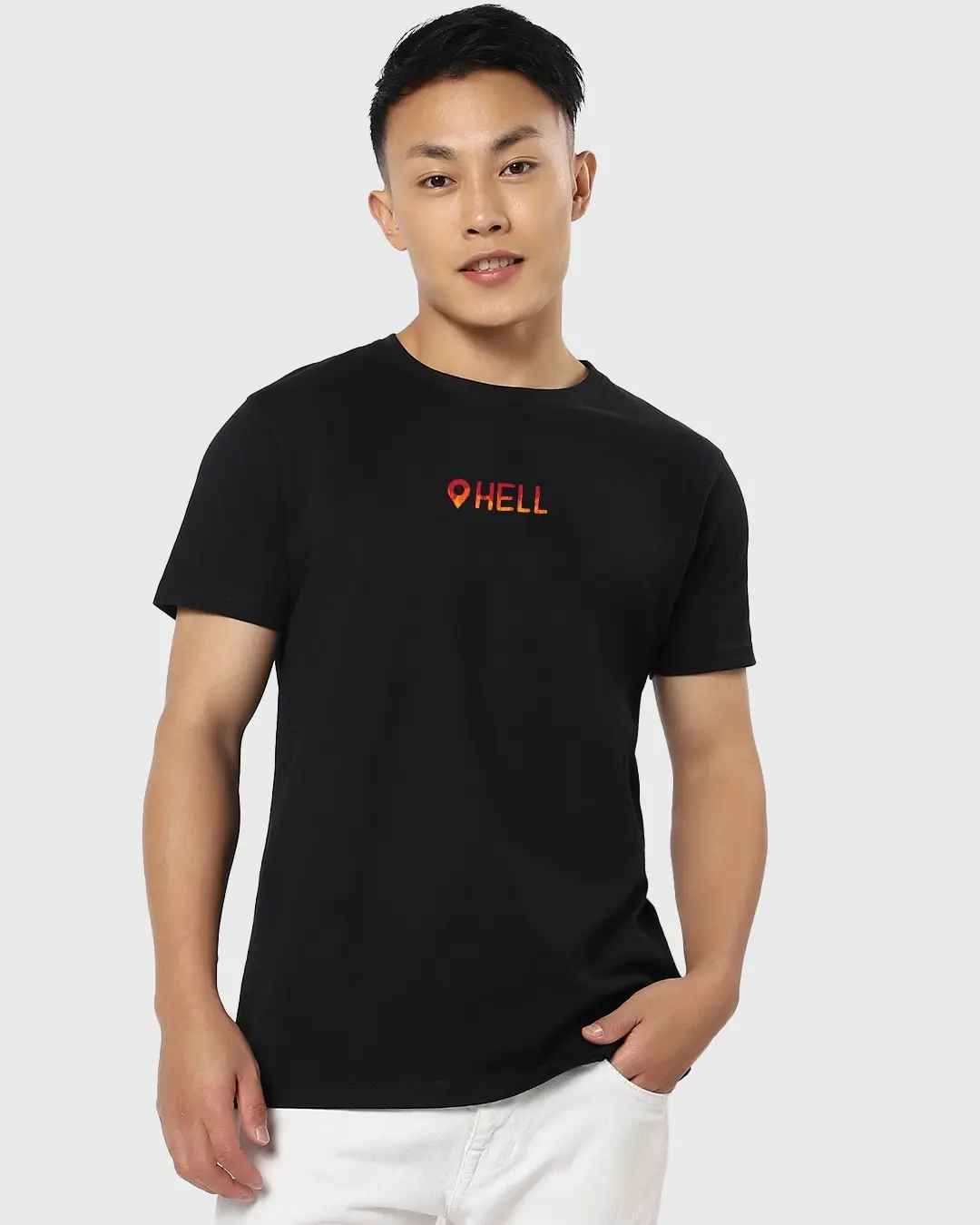 Bewakoof  Men Destination Typography T-shirt