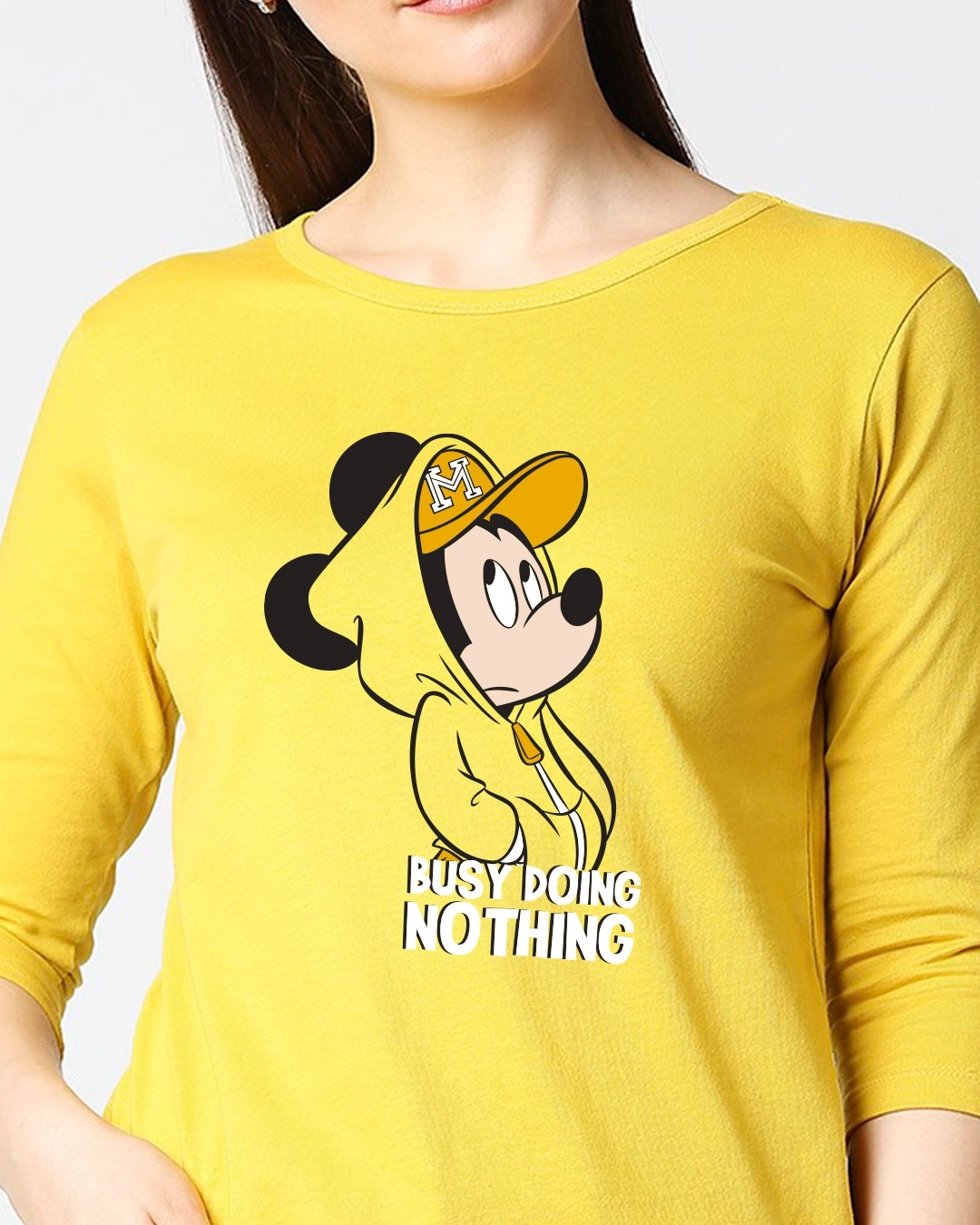 Bewakoof Women Disney Printed Round Neck T-Shirt