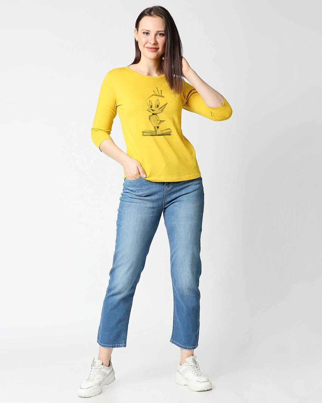 Bewakoof 3/4 Sleeves T-Shirt (LTL)