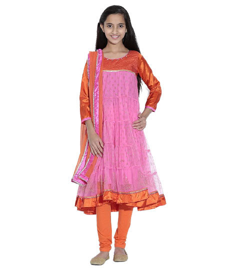 Biba Girl's Anarkali Dress