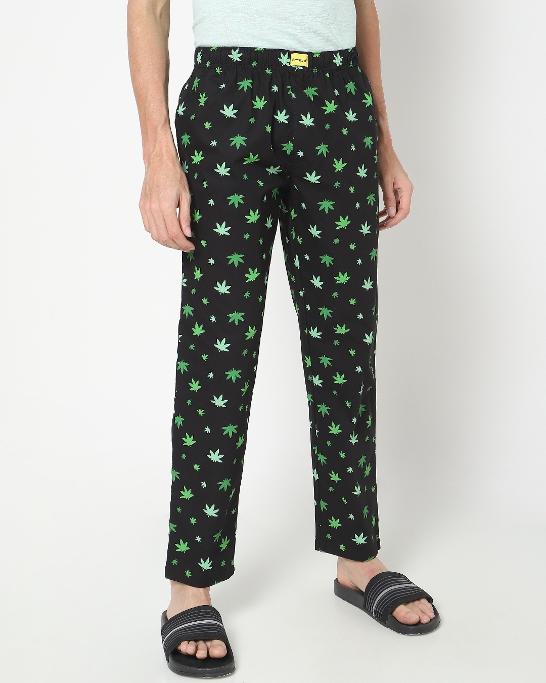 Bewakoof Men The Leaf All Over Printed Pyjamas