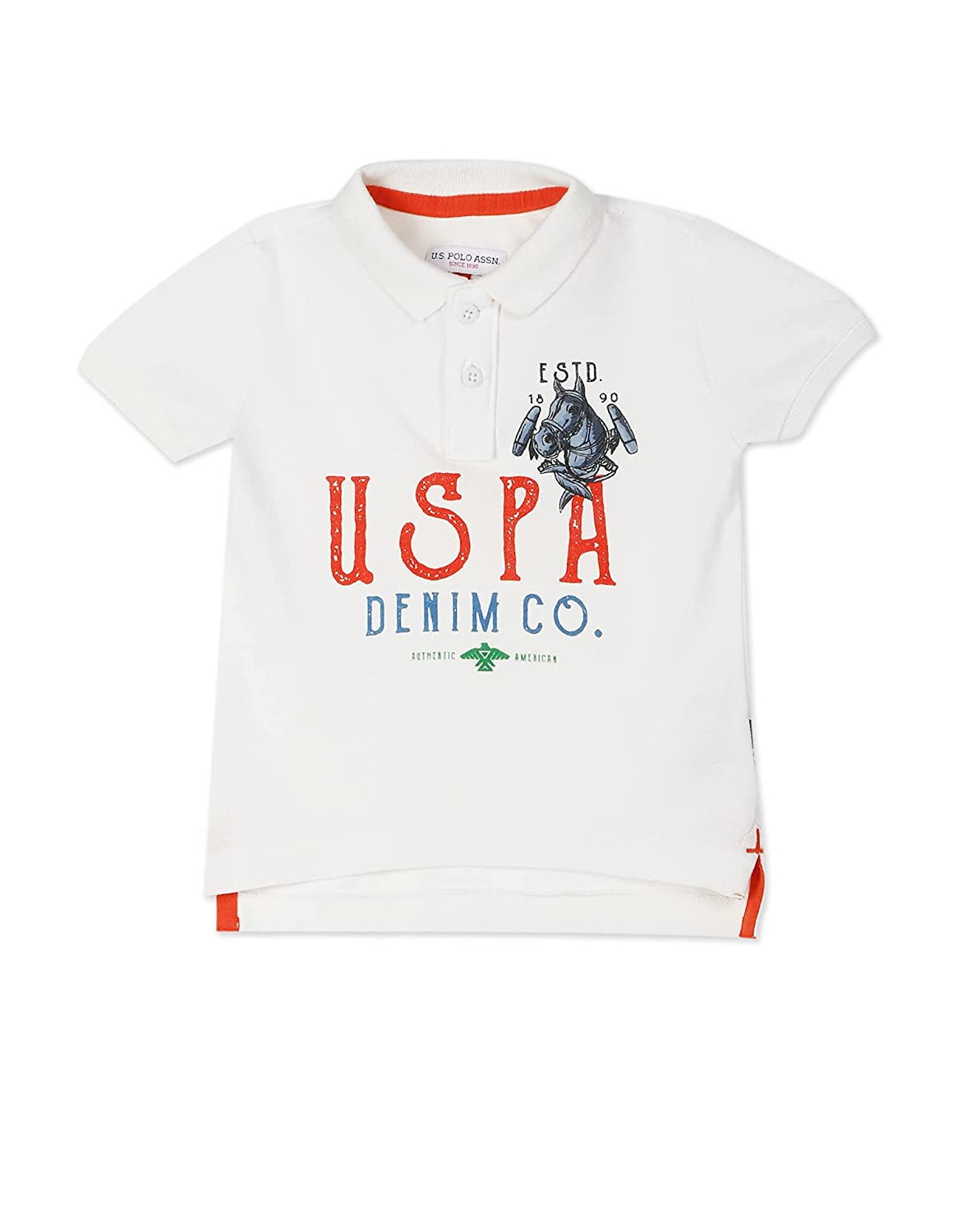 U.S. Polo Assn. Kids Boy's Regular Fit T-Shirt