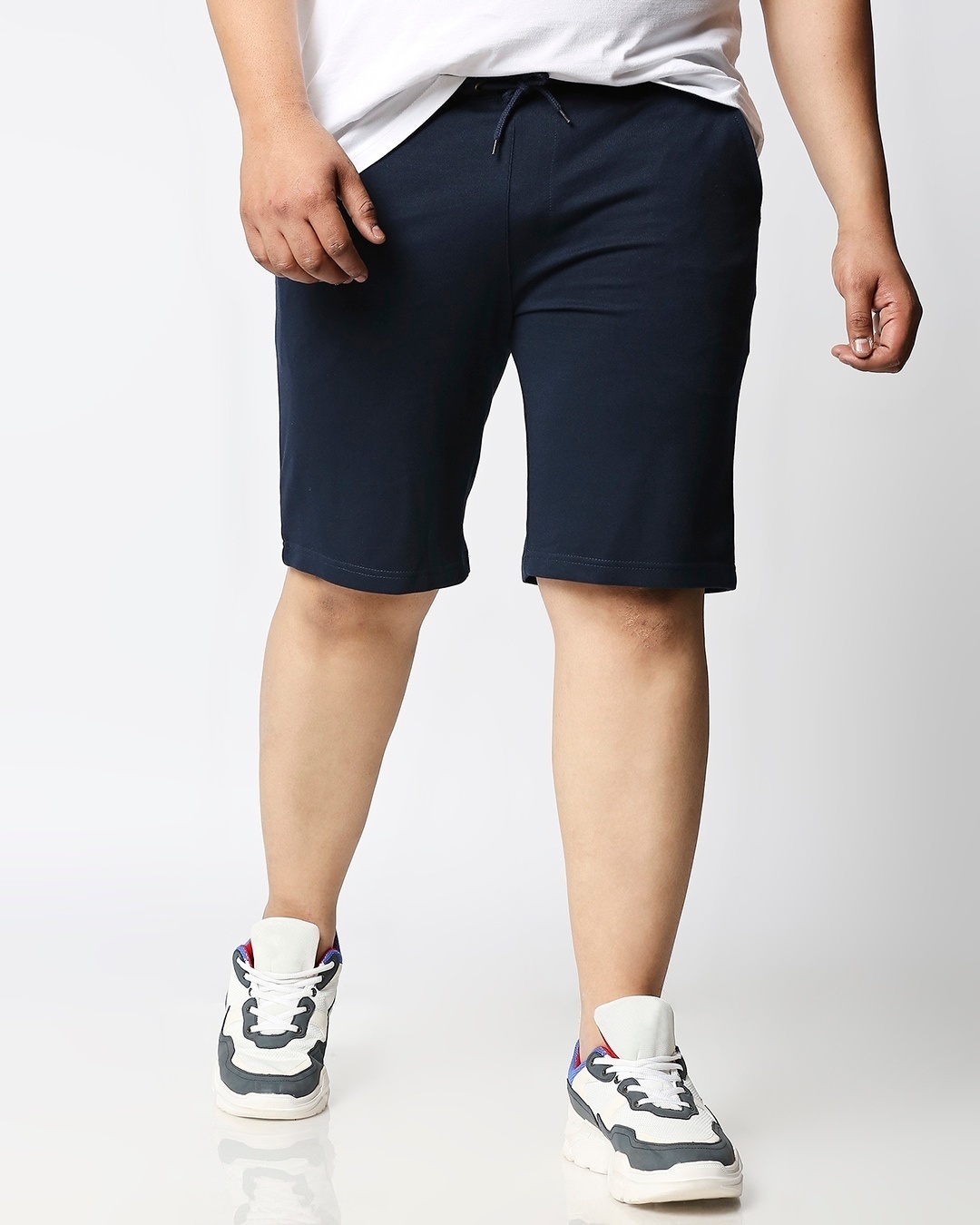 Bewakoof Navy Blue Casual Shorts