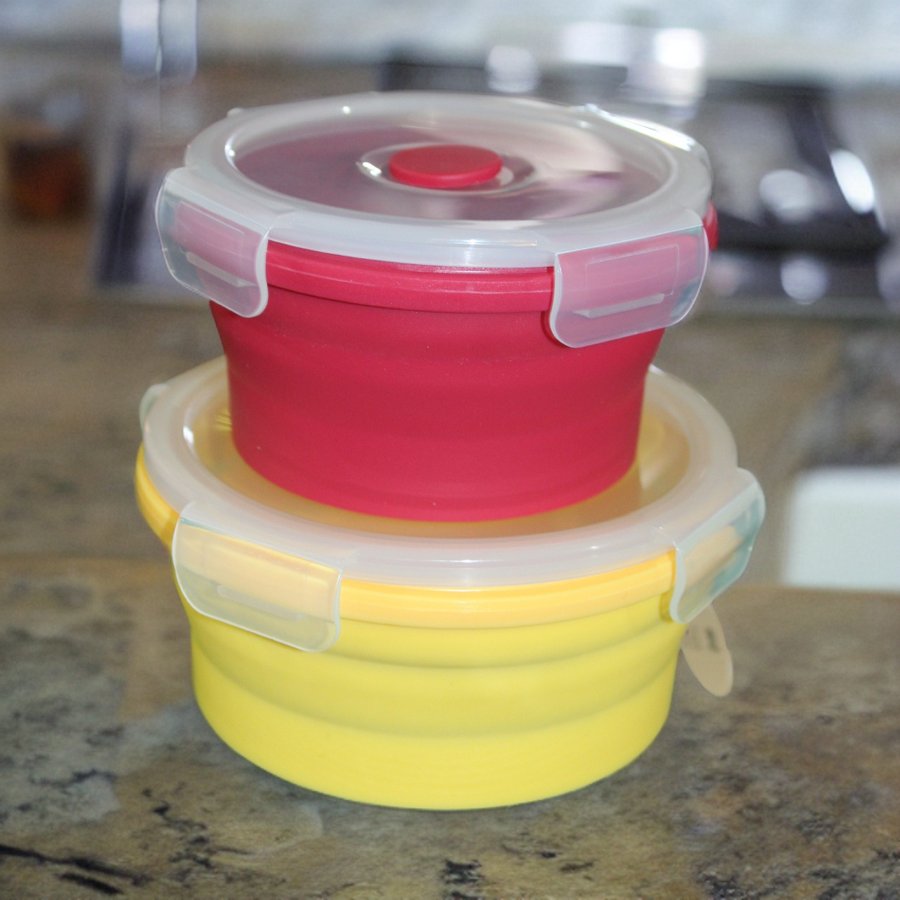 Kairos Silicone Collapsible Container Set Of 2