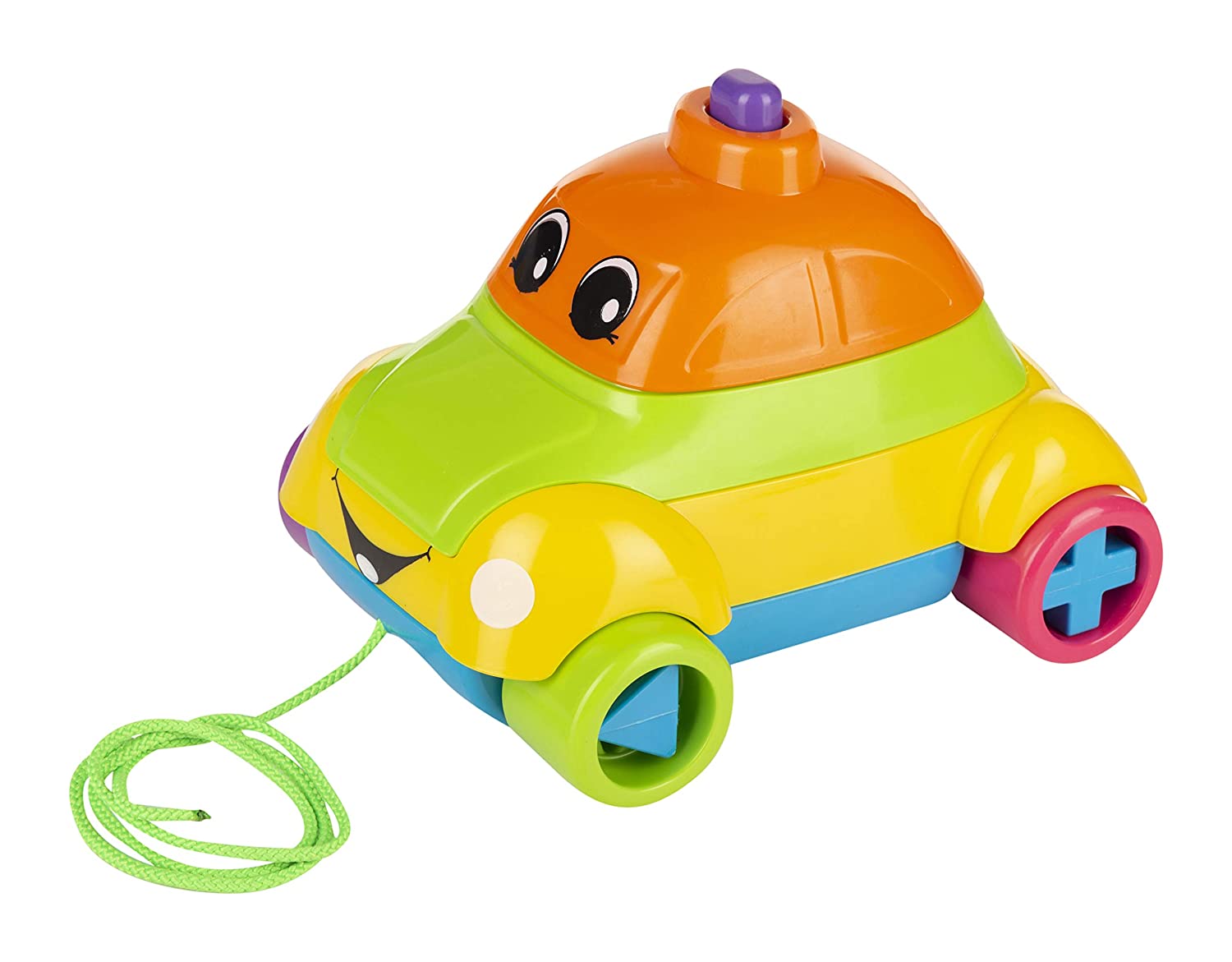 Giggles - Stack A Car, 2 in 1 Pull along toy