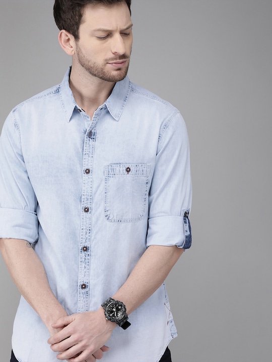  Roadster Men Pure Cotton Sustainable Casual Shirt