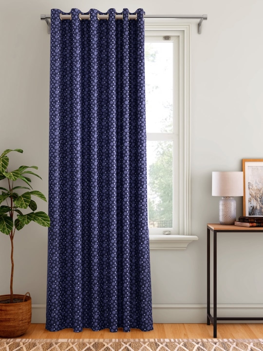 Aura Polka Dots Single Door Curtain