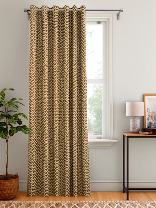 Aura Floral Single Door Curtain