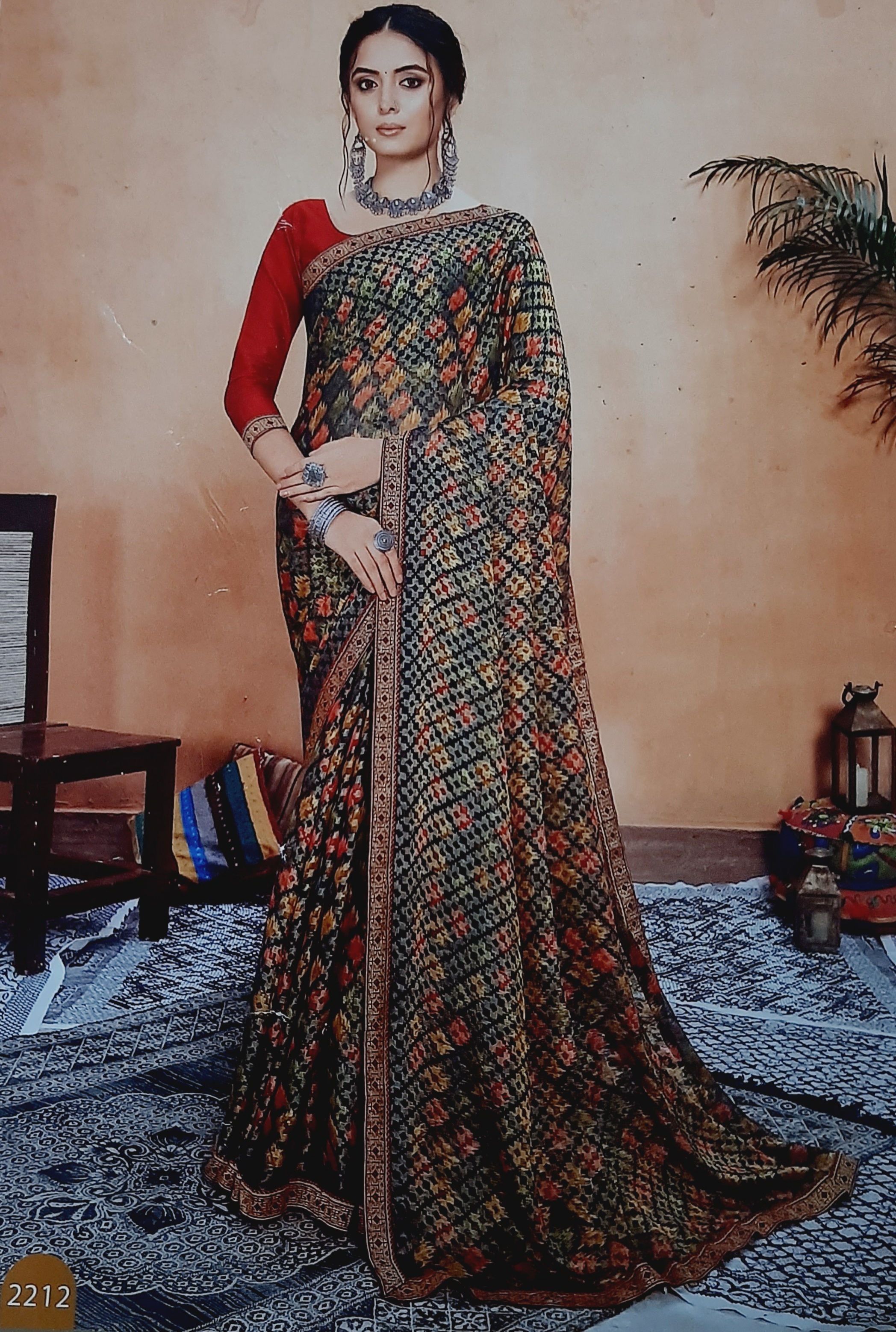 Kundan Soft Silk Saree