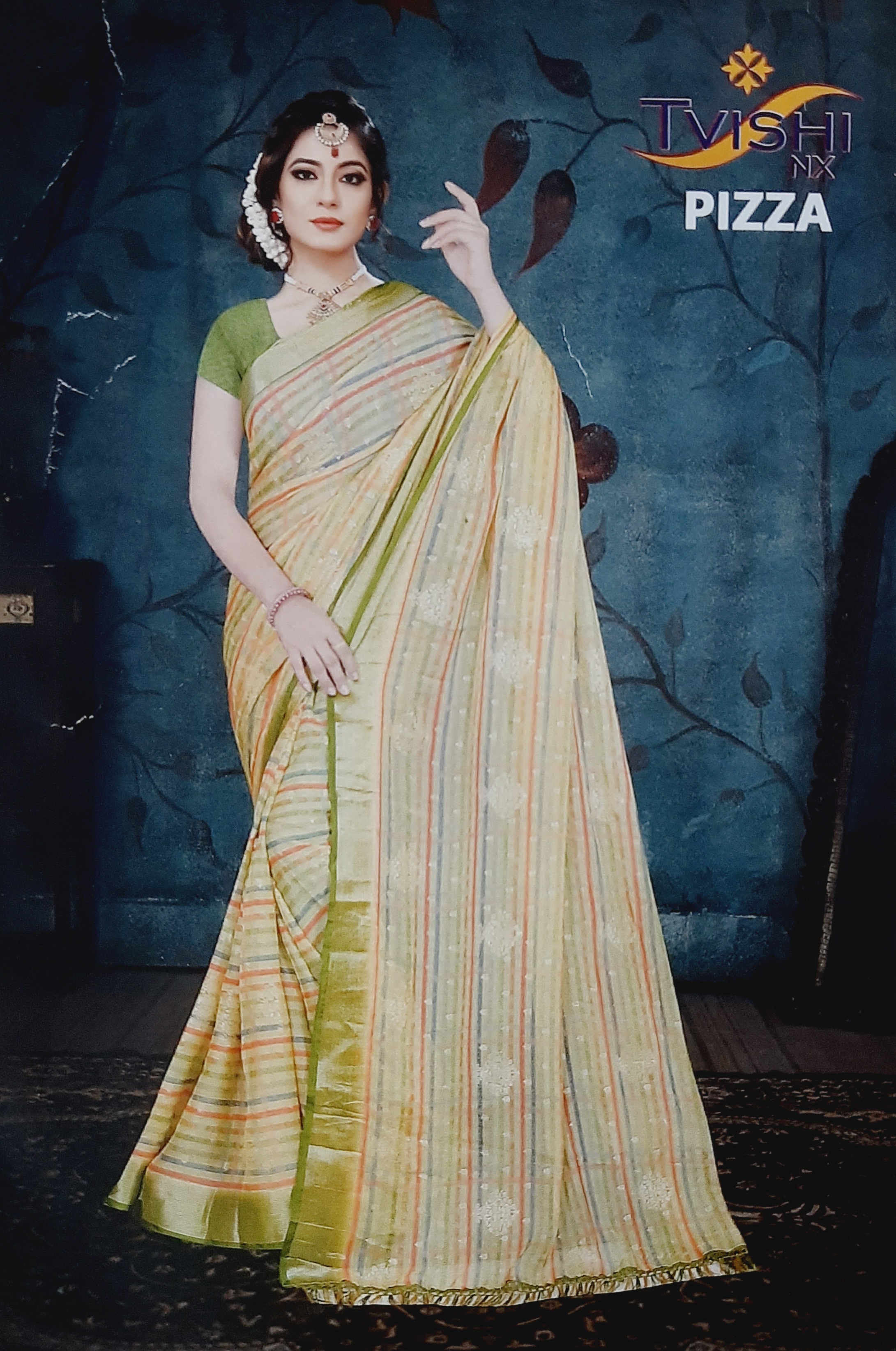 Tvishi Printed Fancy Saree