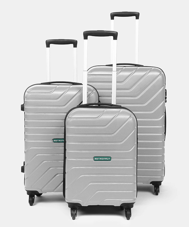 Metronaut Trolley Bags Set Of 3 (30+26+22) Inch