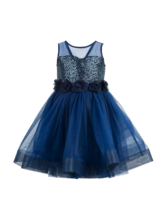 Toy Balloon kids Girls Embellished Fit and Flare Dress	