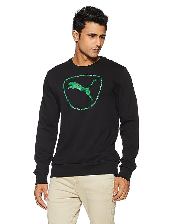 Puma Men Round Neck Cotton Sweatshirt