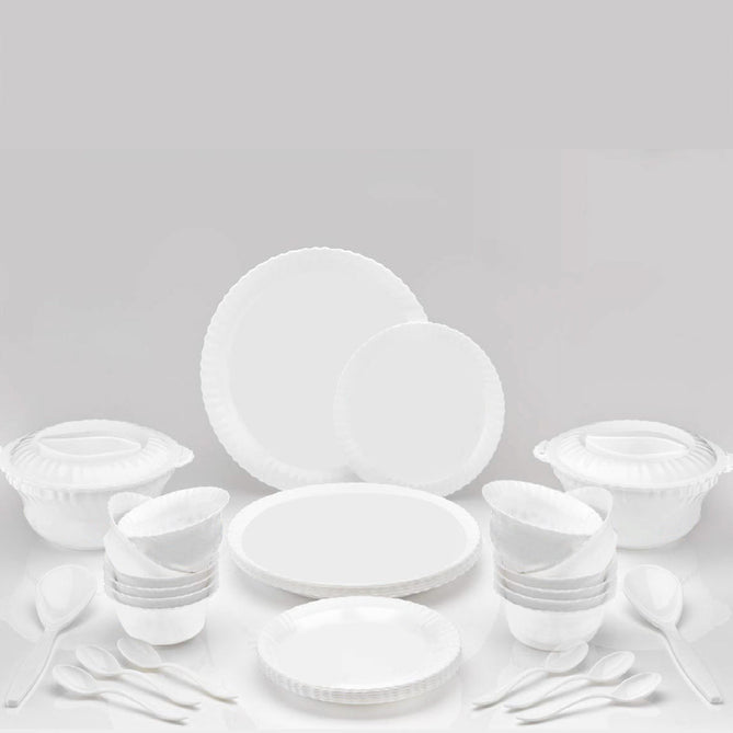 Jack Williams Light Weight Plastic Dinner Set 36 Pcs