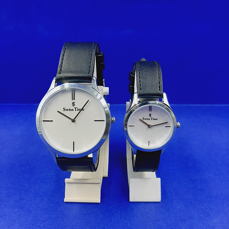 Swiss Time Stylish Combo of Couple Analog Watch