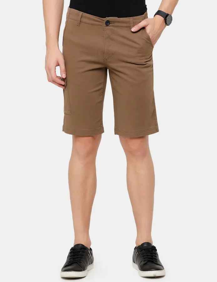 Wrogn Men Olive Solid Short