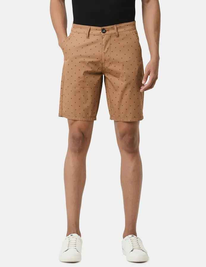 Wrogn Men Tan Twill Short