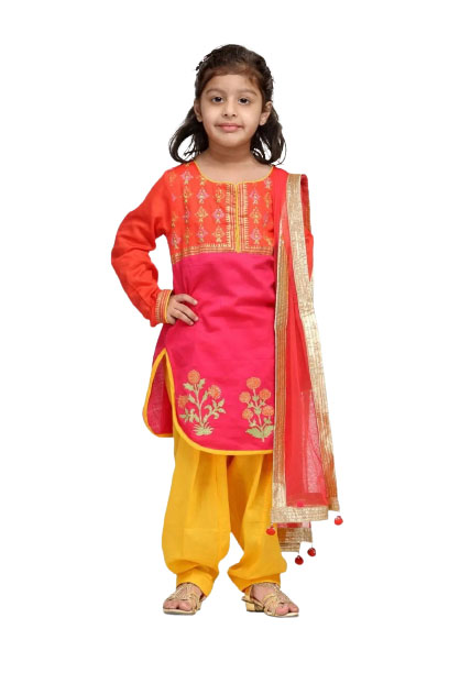 Biba Girl's Salwar Suit Dress