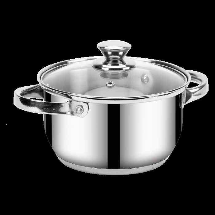 SUNFLAME IRIS CASSEROLE BELLY WITH GLASS LID