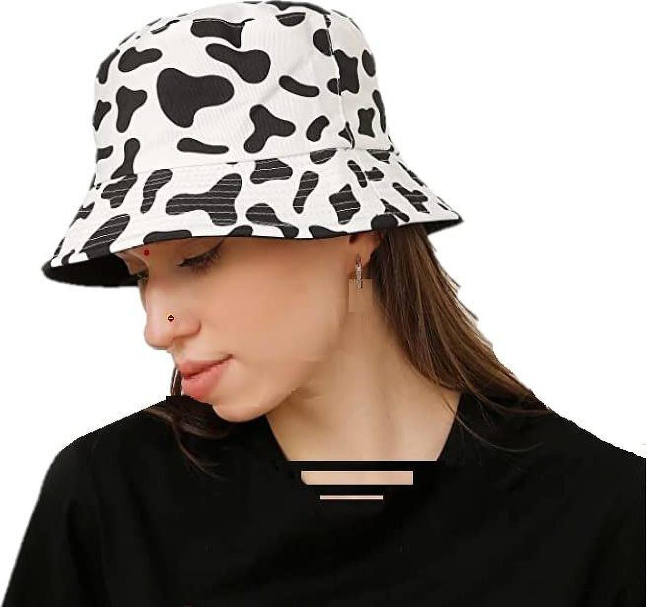 Jack Williams Cow Print Pattern Bucket Hat