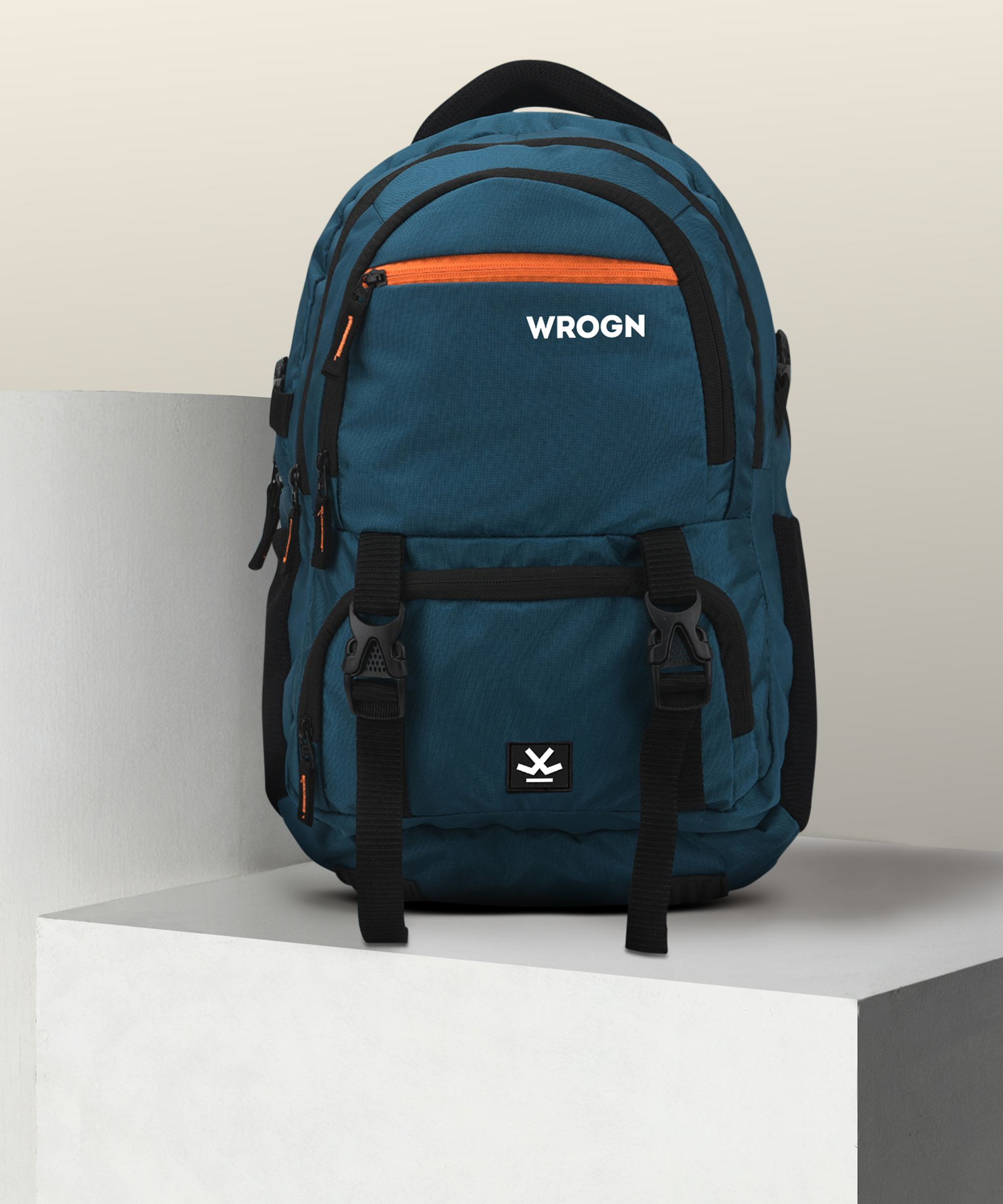 WROGN Unisex Large 40L Laptop Backpack with USB Port and Rain Cover