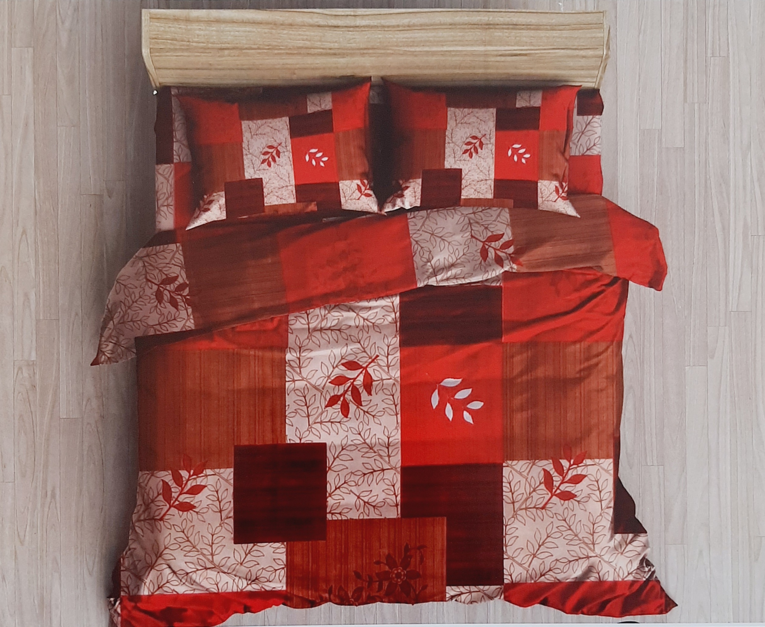 Bombay Dyeing Double Bed with Two Pillow Bedsheet