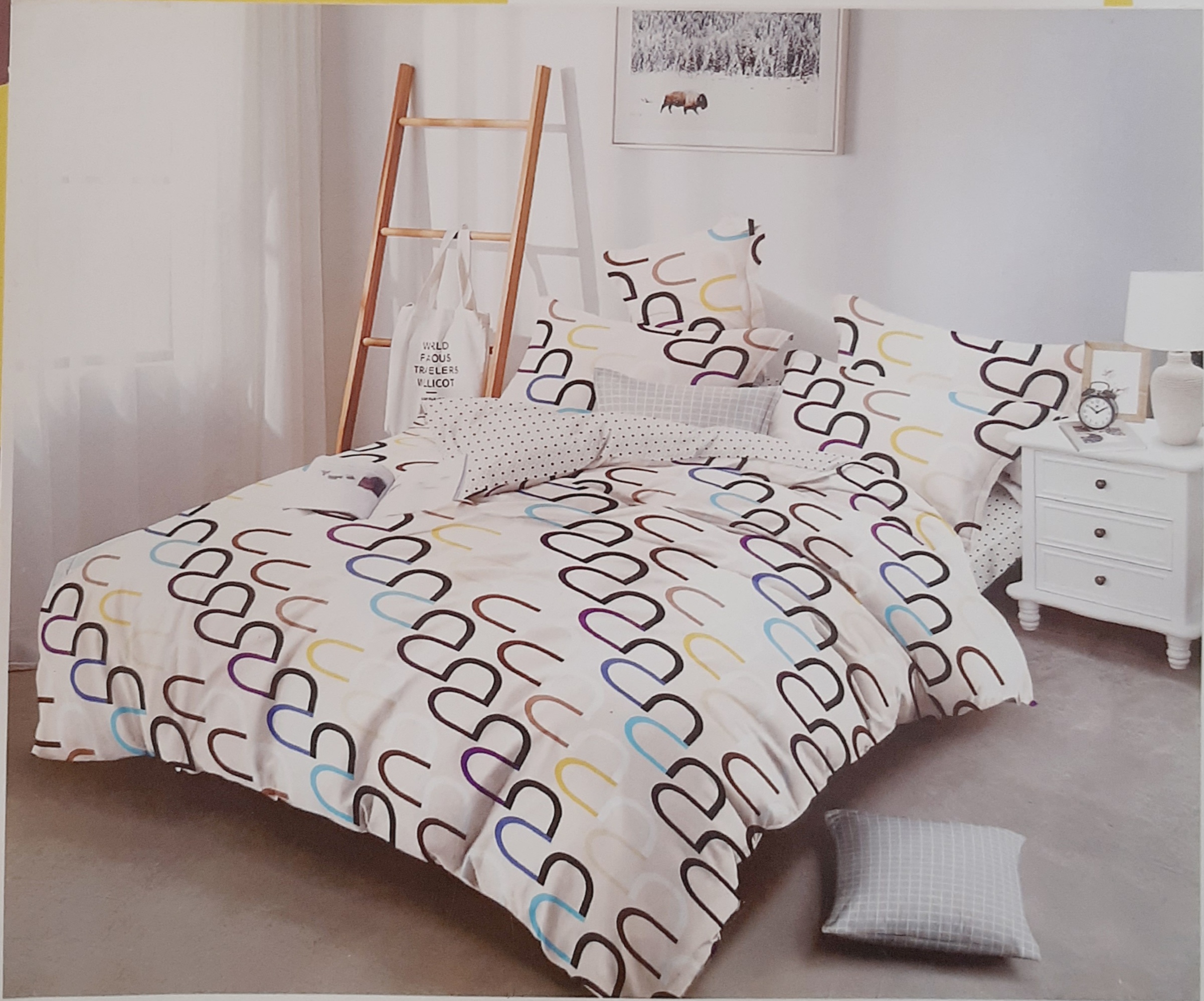 Pringle Bedsheet with Pillow Covers 3 pcs Set