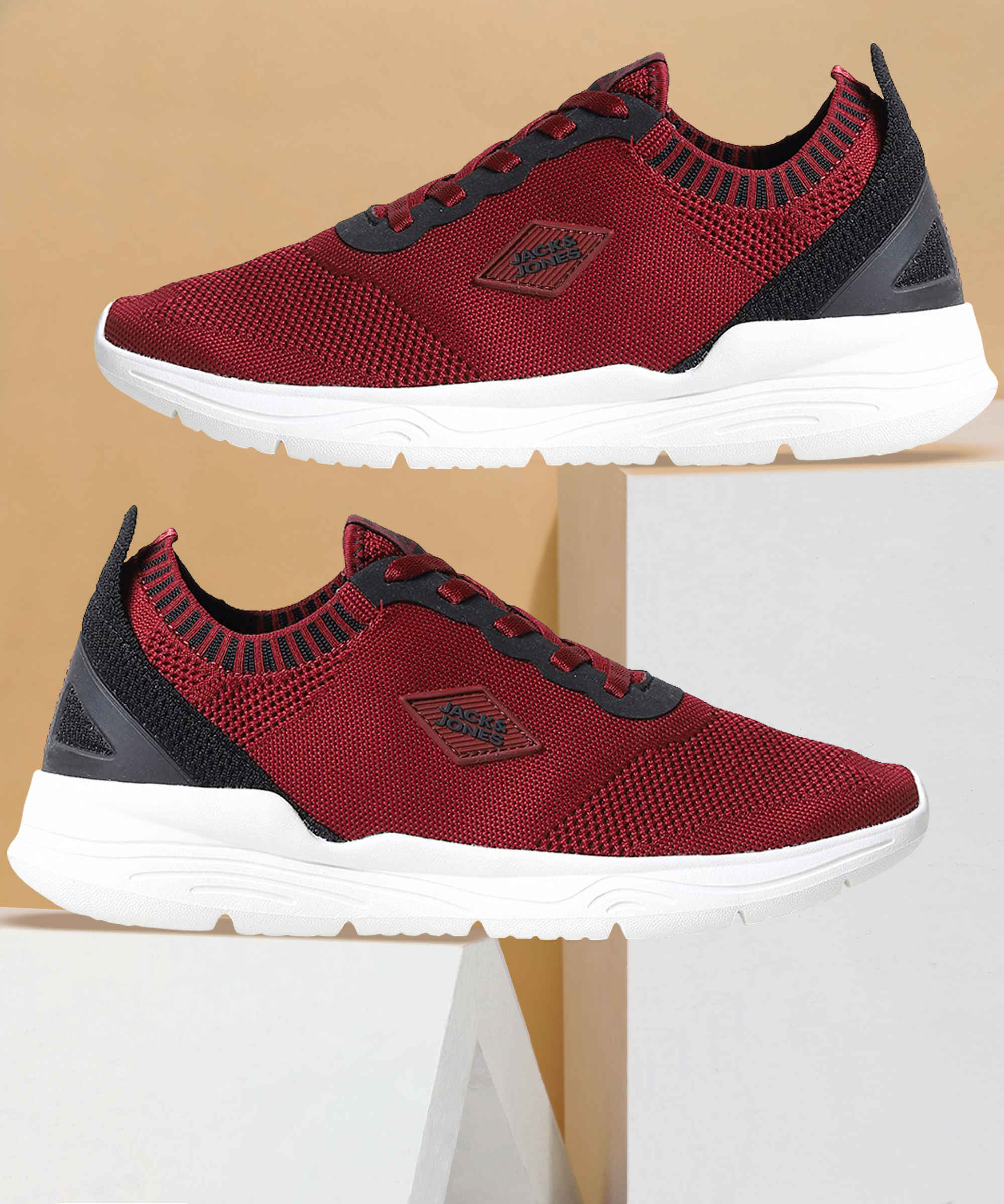 JACK & JONES Sneakers For Men (Maroon)