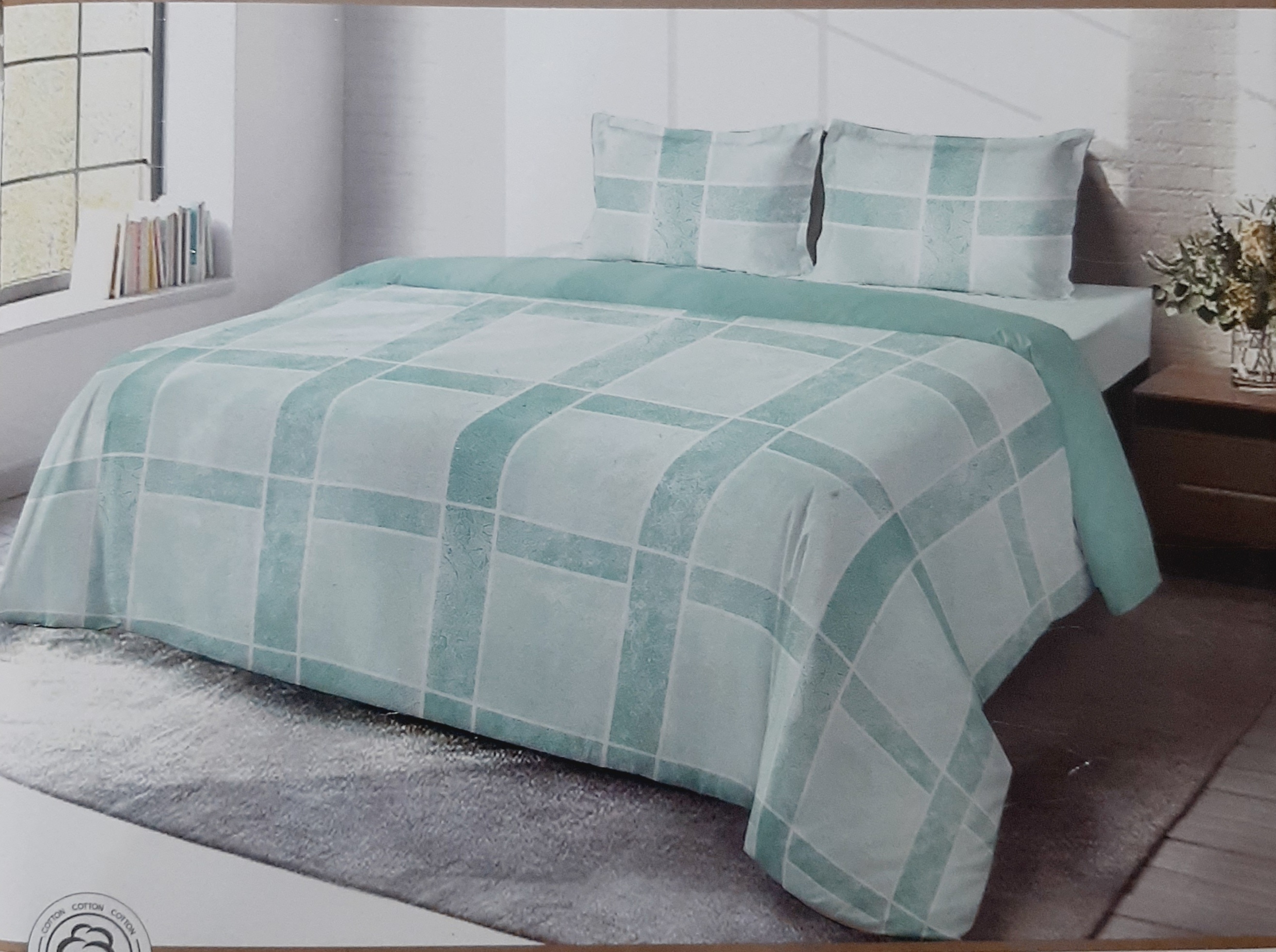 Raymond Exclusive Double Bed Sheet With 2 Pillow Covers