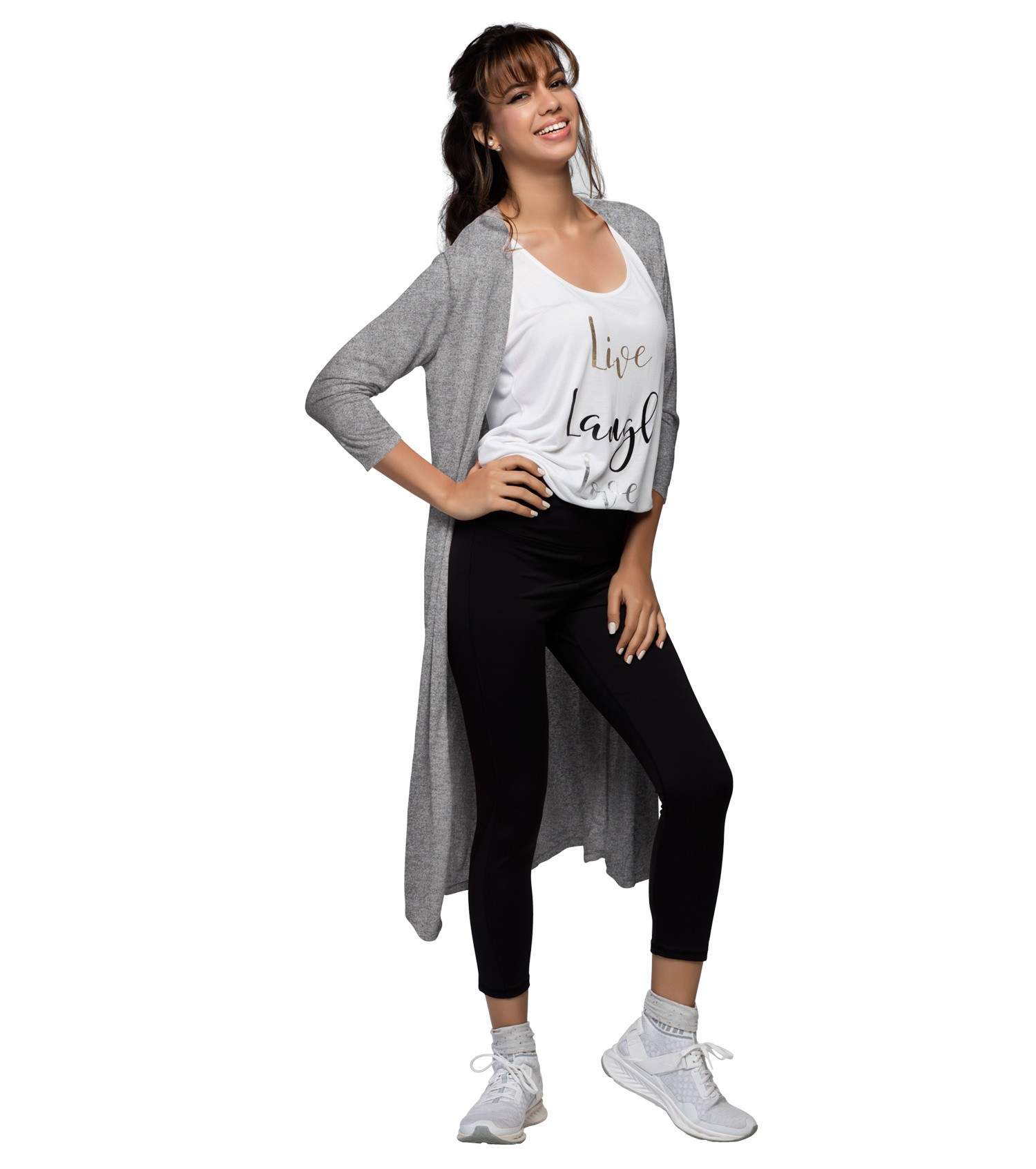 Athleisure Long Line Shrug