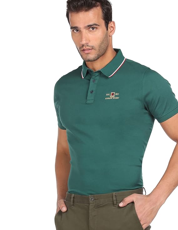 Arrow Cotton Regular Fit Polo T-Shirt  