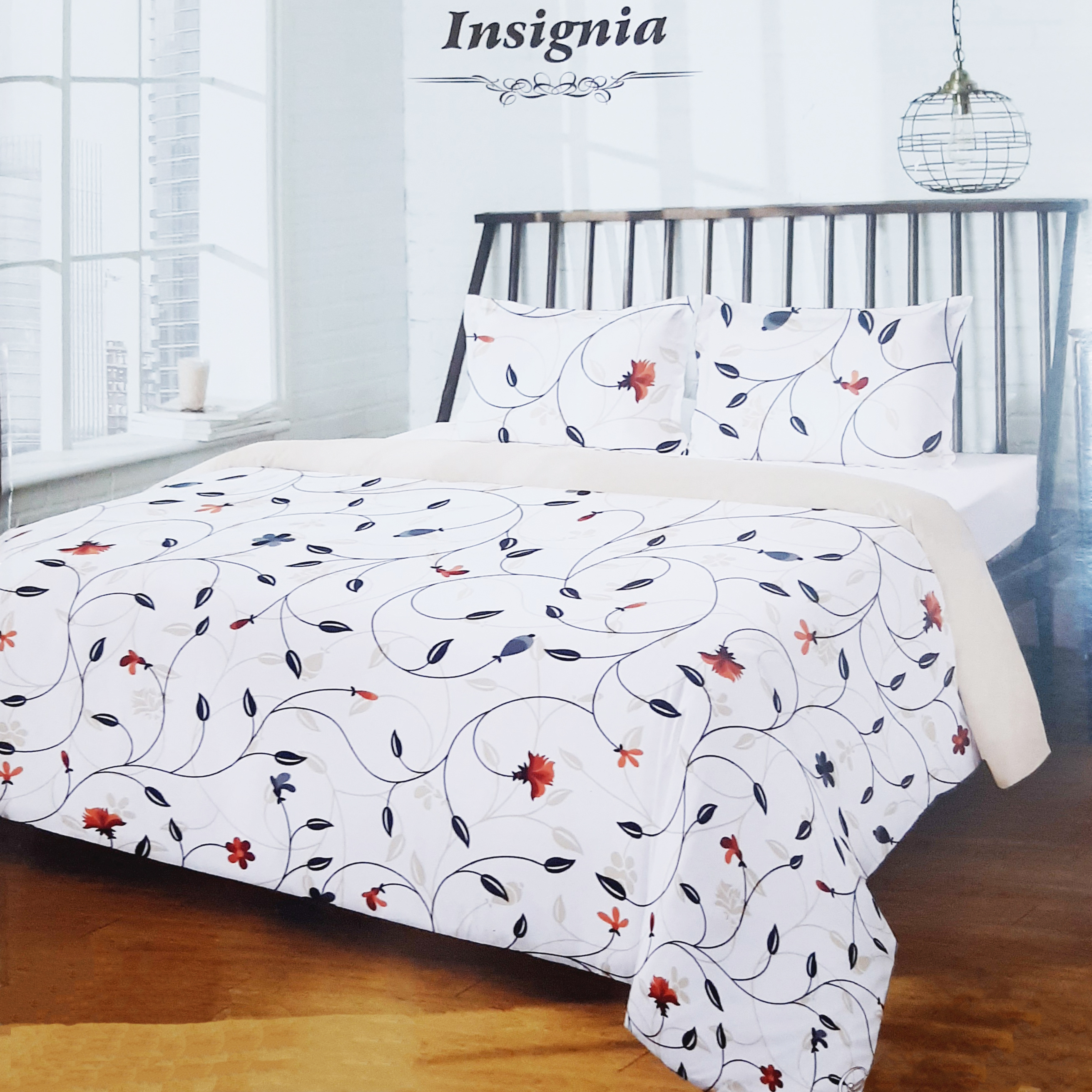 Raymond Insignia Double Bed Sheet With 2 Pillow Covers