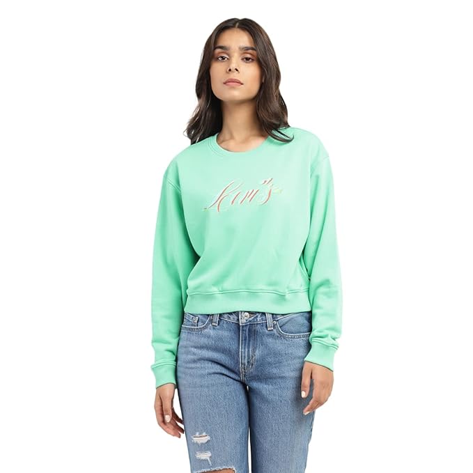 Levi's Women's Cotton Crew Neck Sweatshirt