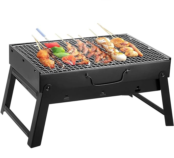 Jack Williams Folding Portable Outdoor Charcoal Barbeque 