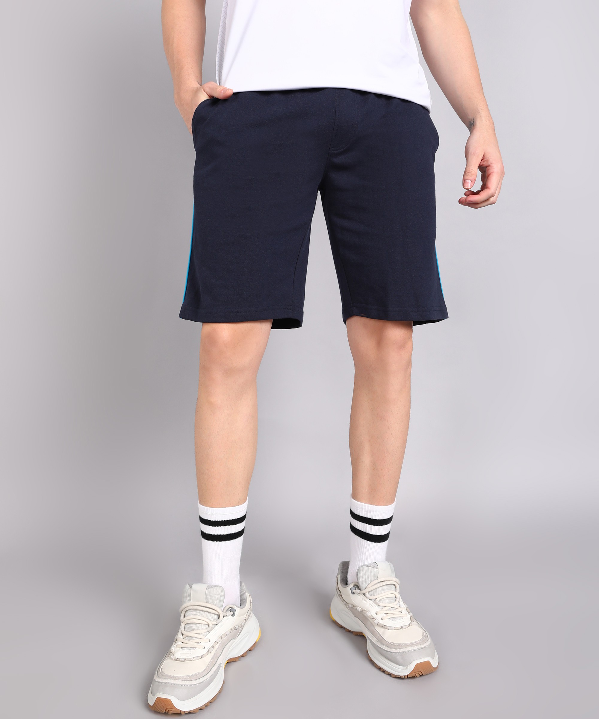 M7 By Metronaut Solid Men Sports Shorts	