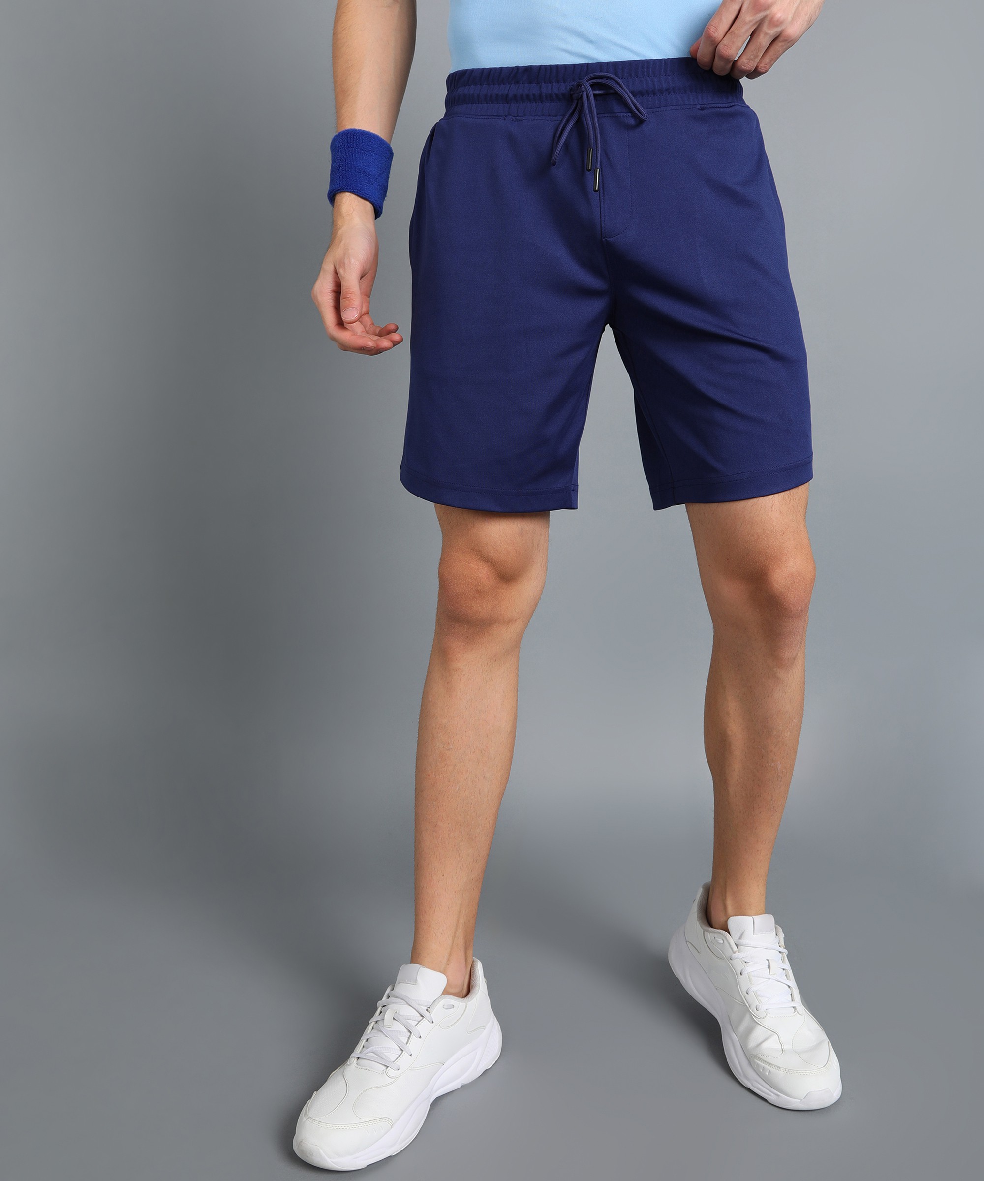 Adrenex Solid Men Sports Shorts