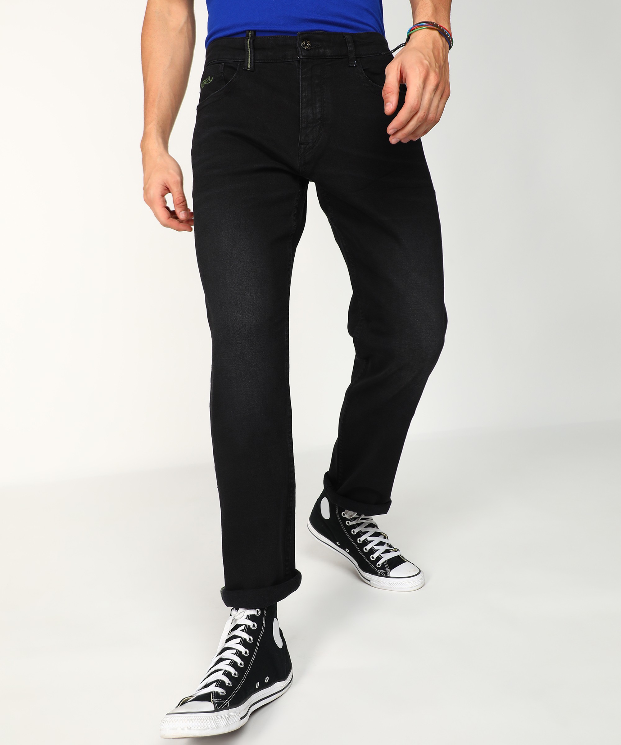 Flying Machine Men Slim Mid Rise Jeans