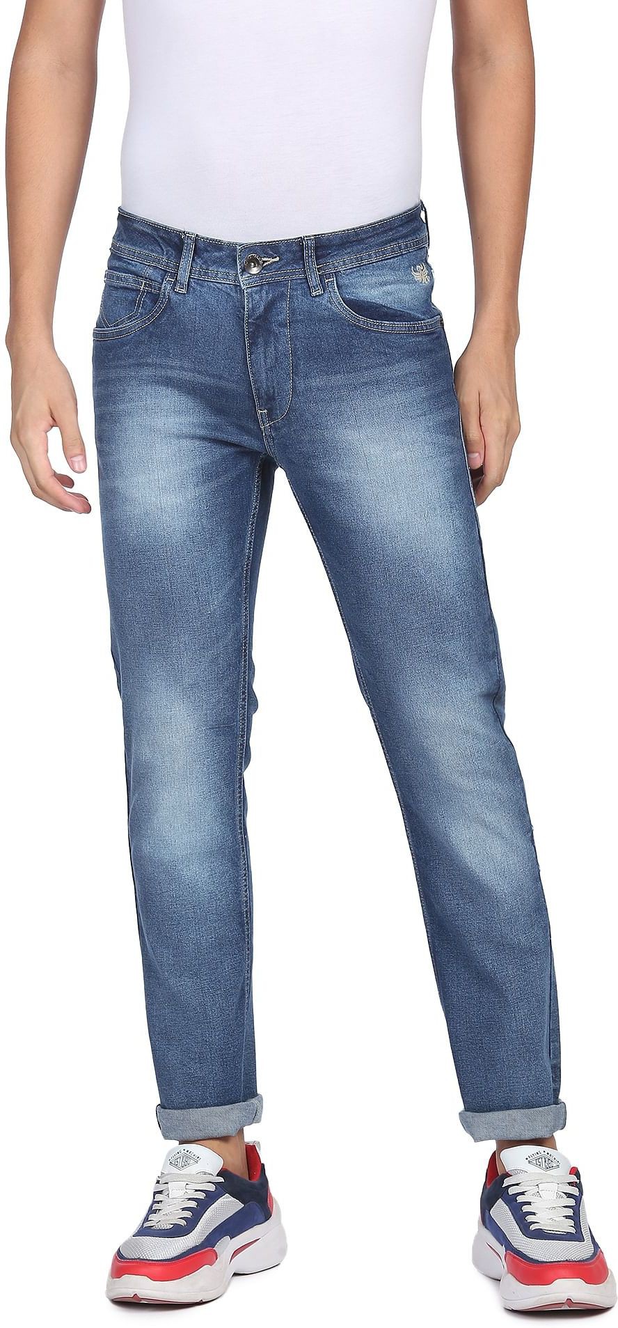 Flying Machine Men Slim Mid Rise Jeans