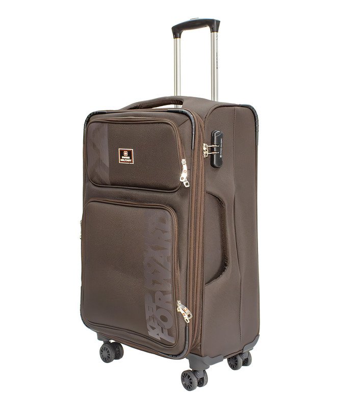 Swiss Military Neptune Soft Polyester Trolley Luggage Bag, 