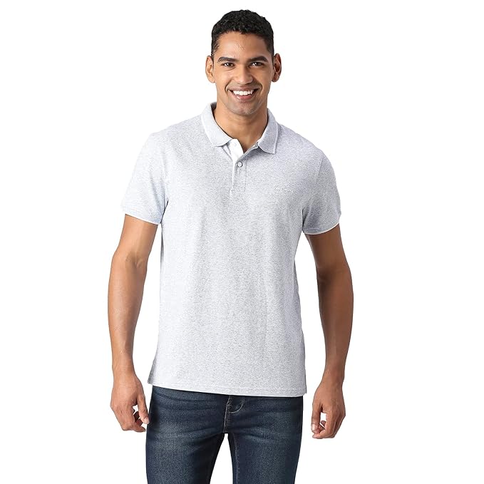 Pepe Jeans Men Regular Fit Polo Neck T-Shirt